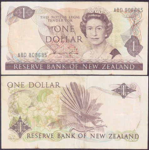 1981-85 New Zealand $1 (Hardie) L001225